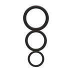 ShotsToys Round Cockring Set · sada kulatých erekčních kroužků (3 ks)