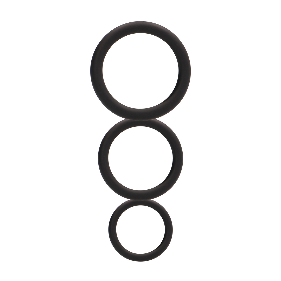 ShotsToys Round Cockring Set · sada kulatých erekčních kroužků (3 ks)