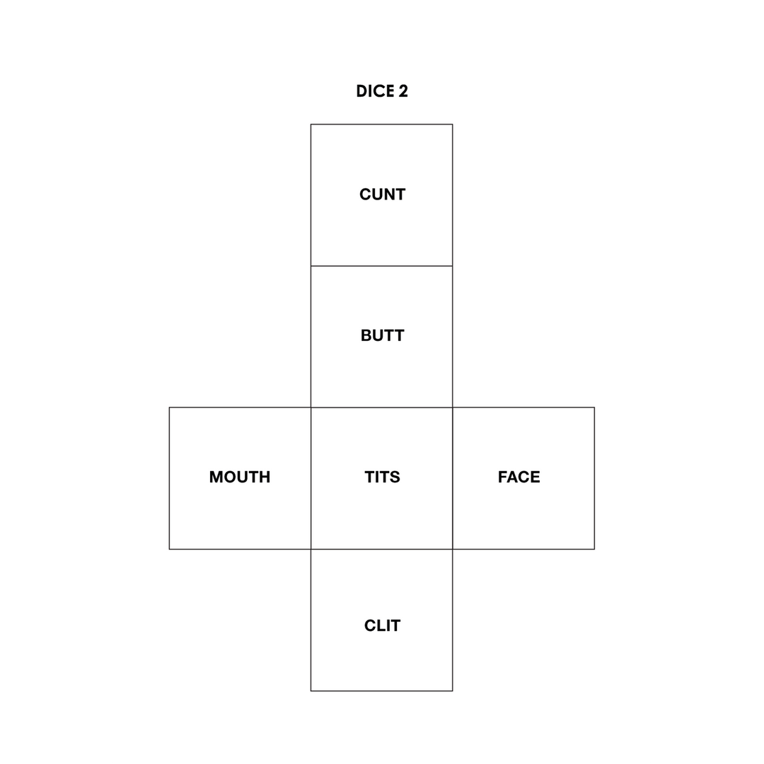 S-Line Kink Dice · erotické hrací kostky