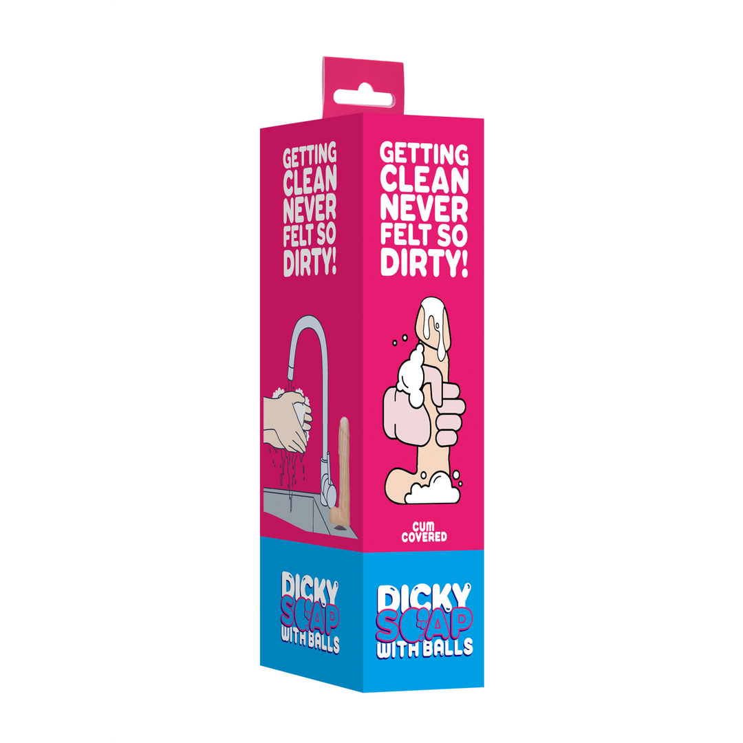 S-Line Dicky Soap with Balls and Cum · mýdlo ve tvaru penisu s varlaty