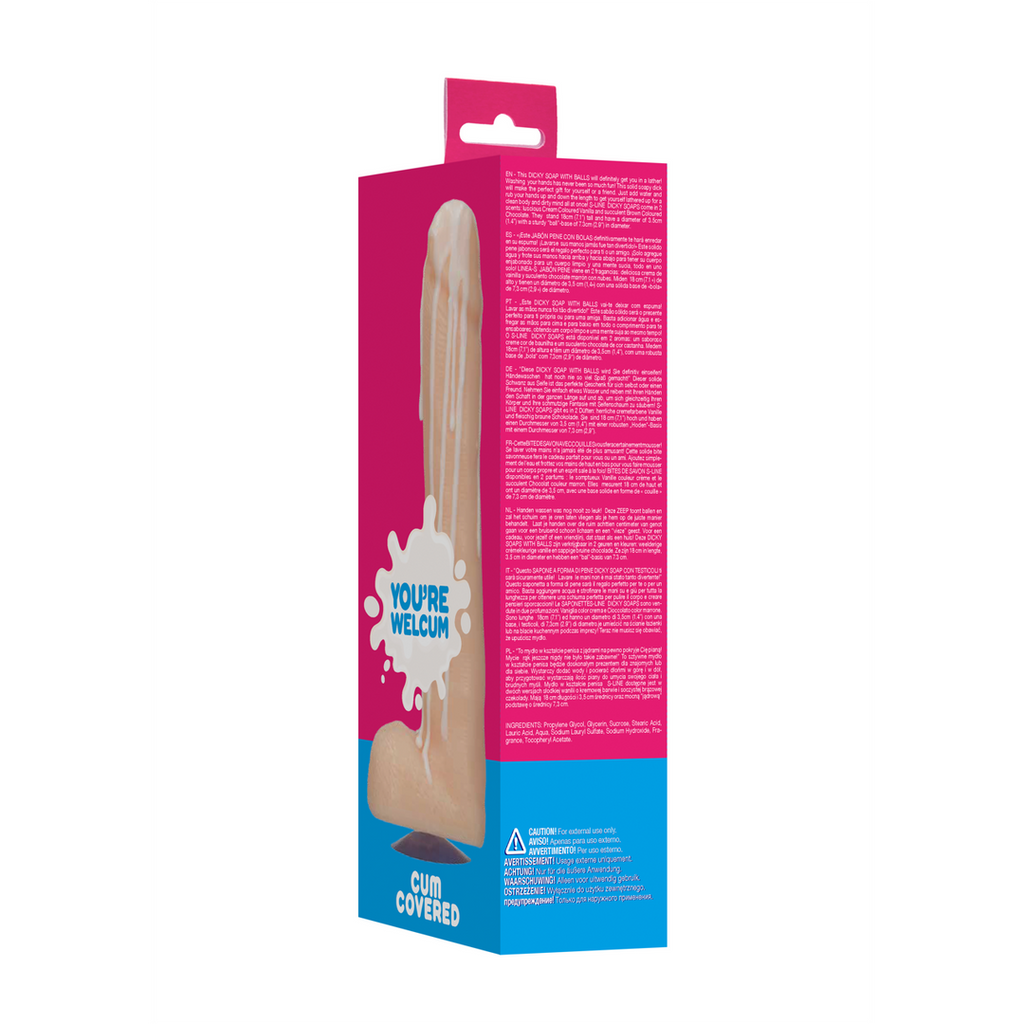 S-Line Dicky Soap with Balls and Cum · mýdlo ve tvaru penisu s varlaty
