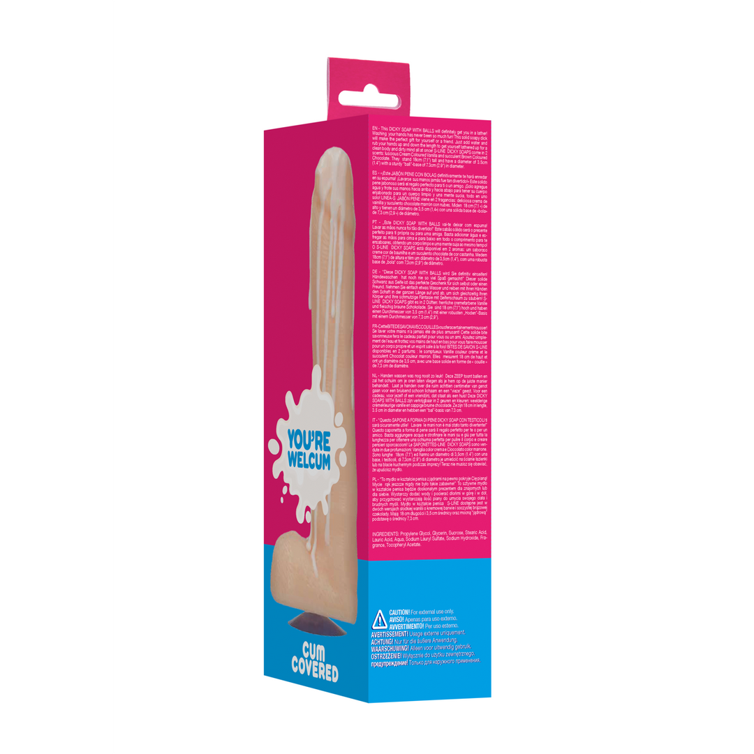 S-Line Dicky Soap with Balls and Cum · mýdlo ve tvaru penisu s varlaty