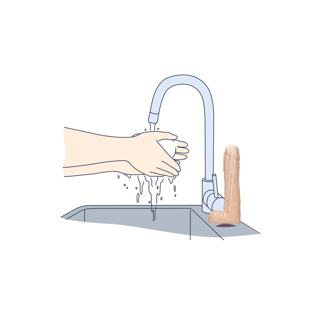 S-Line Dicky Soap with Balls and Cum · mýdlo ve tvaru penisu s varlaty