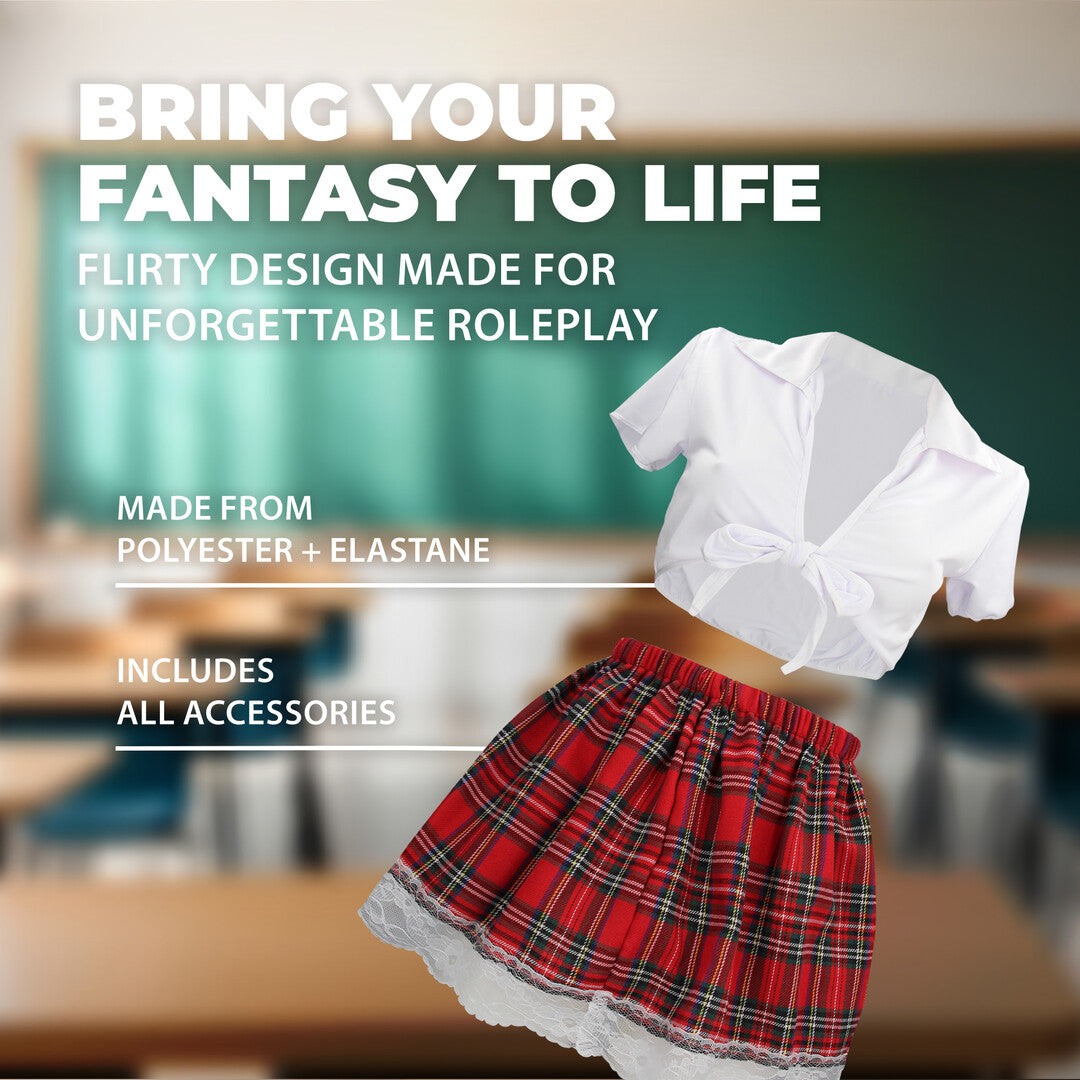 S-Line Schoolgirl Costume · kostým školačky se sukní a blůzou