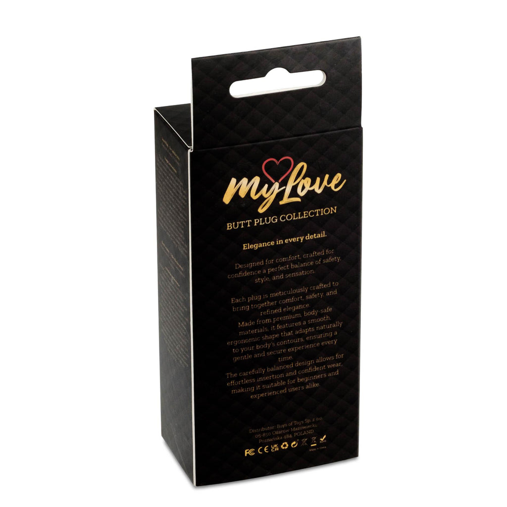 MyLove Toys Jewellery Plug · anální kolík s kamínkem, fialová