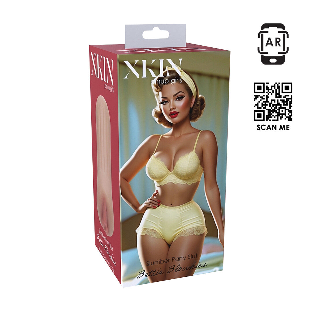 XKIN Pinup Dolls Bettie Blowkiss · malý masturbátor z TPE · světle tělová
