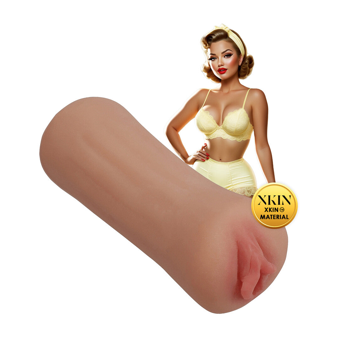 XKIN Pinup Dolls Bettie Blowkiss · malý masturbátor z TPE · světle tělová