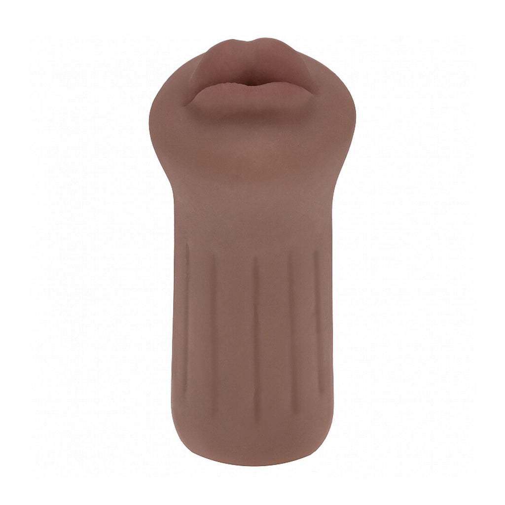 XKIN Raw The Grip · malý masturbátor z TPE · hnědá
