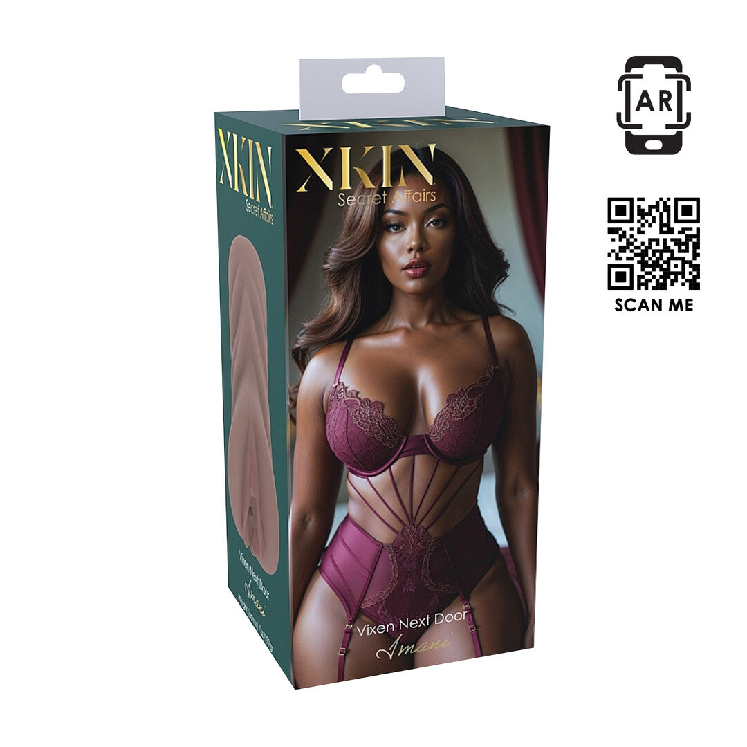 XKIN Secret Affairs Vixen Next Door Imani · masturbátor vagíny · hnědá