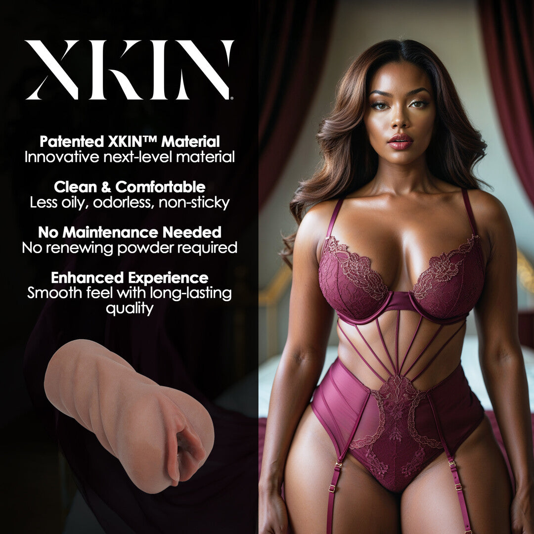 XKIN Secret Affairs Vixen Next Door Imani · masturbátor vagíny · hnědá