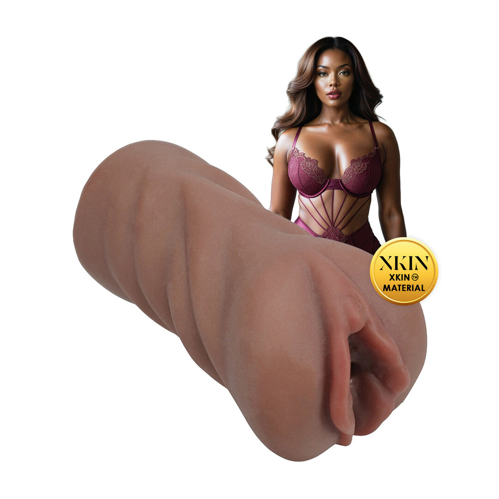XKIN Secret Affairs Vixen Next Door Imani · masturbátor vagíny · hnědá
