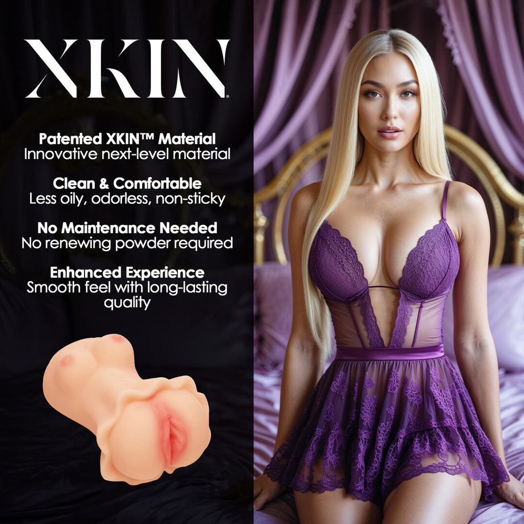 XKIN Secret Affairs Blonde Enchantment Elise · masturbátor vagíny · tělová