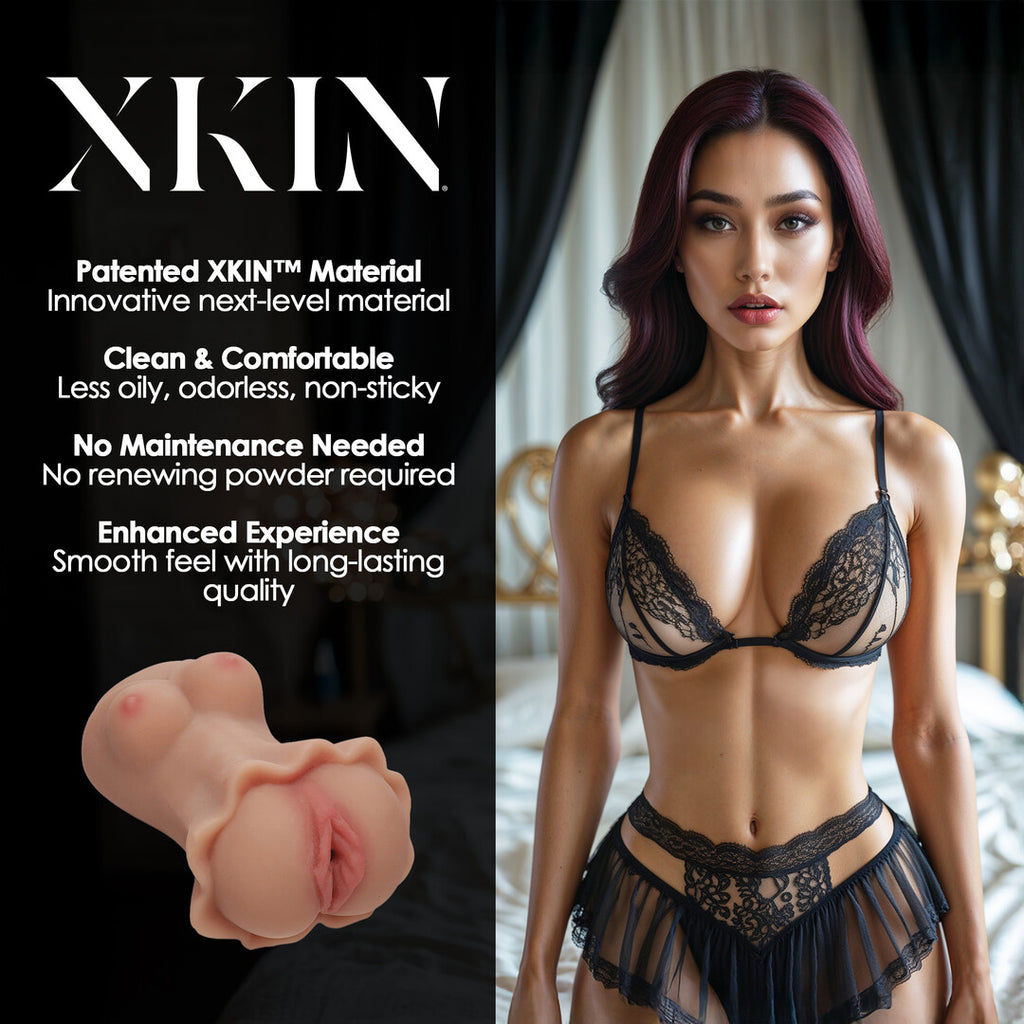 XKIN Secret Affairs Ambered Enchantress Amara · masturbátor vagíny · tmavě tělová