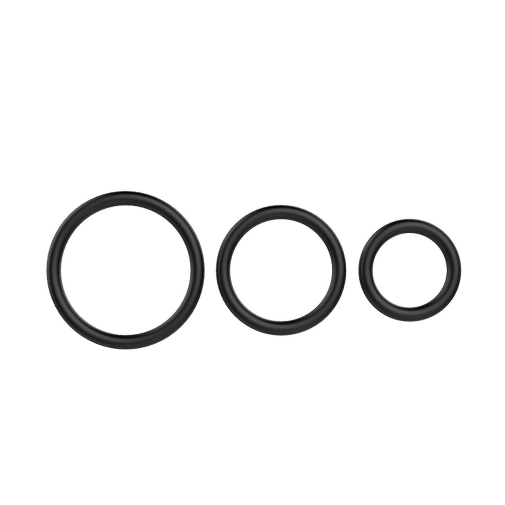 Baile Rubber Rings sada gumových kroužků na penis (3 ks)