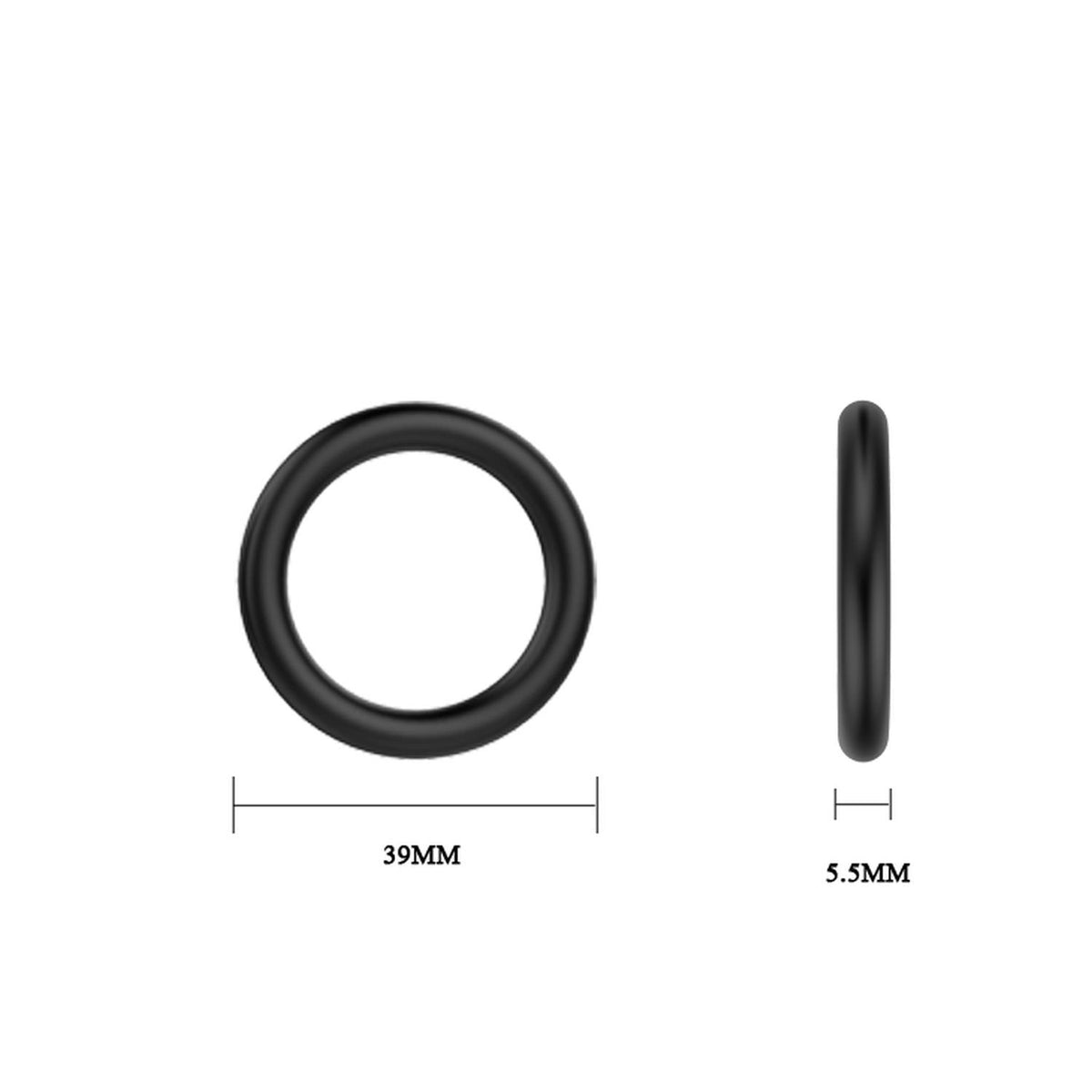 Baile Rubber Rings sada gumových kroužků na penis (3 ks)