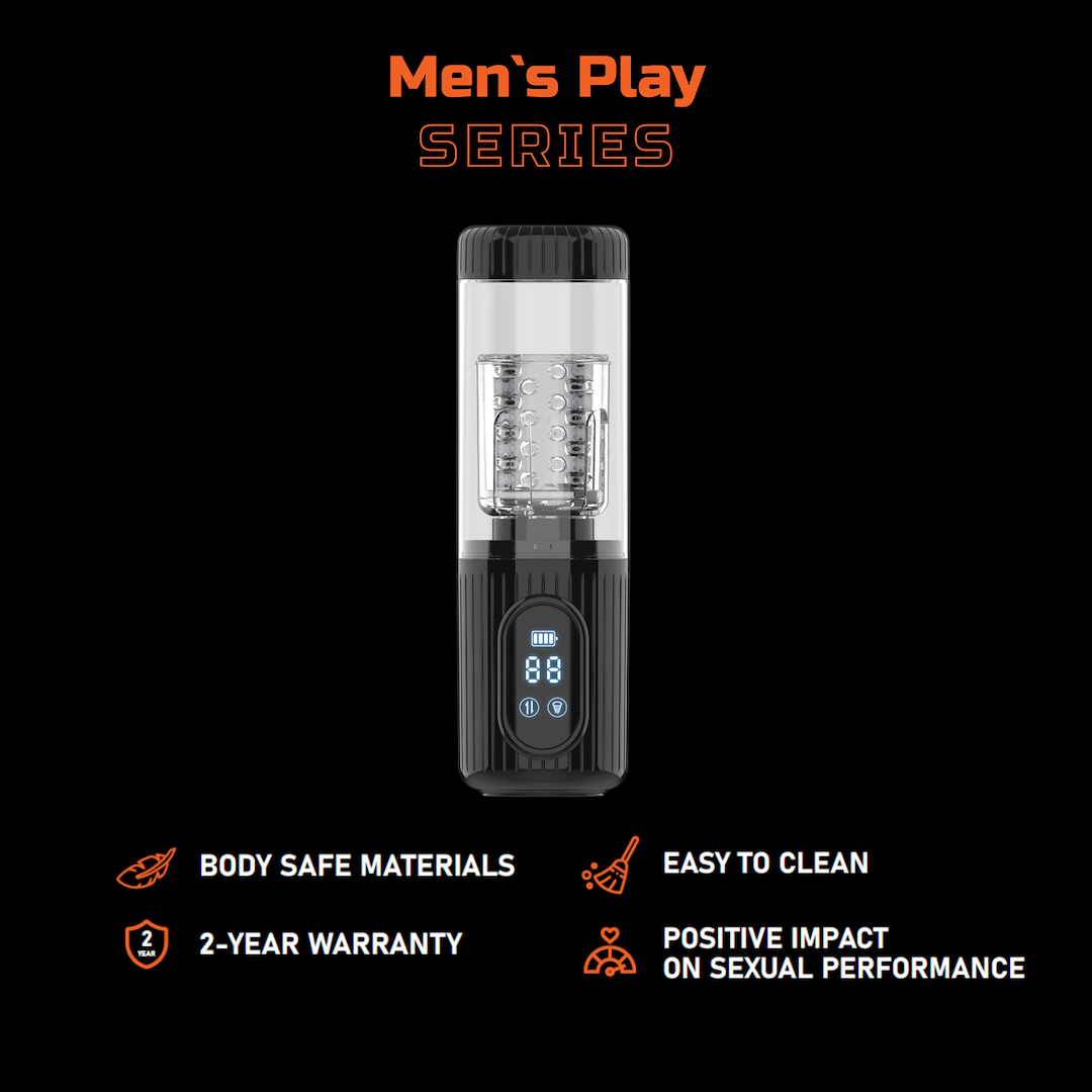EroSpace Men's Play B2 automatický masturbátor s rotací a sáním