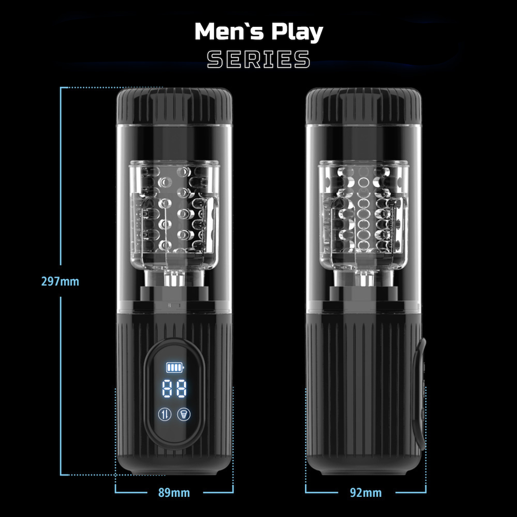 EroSpace Men's Play B2 automatický masturbátor s rotací a sáním