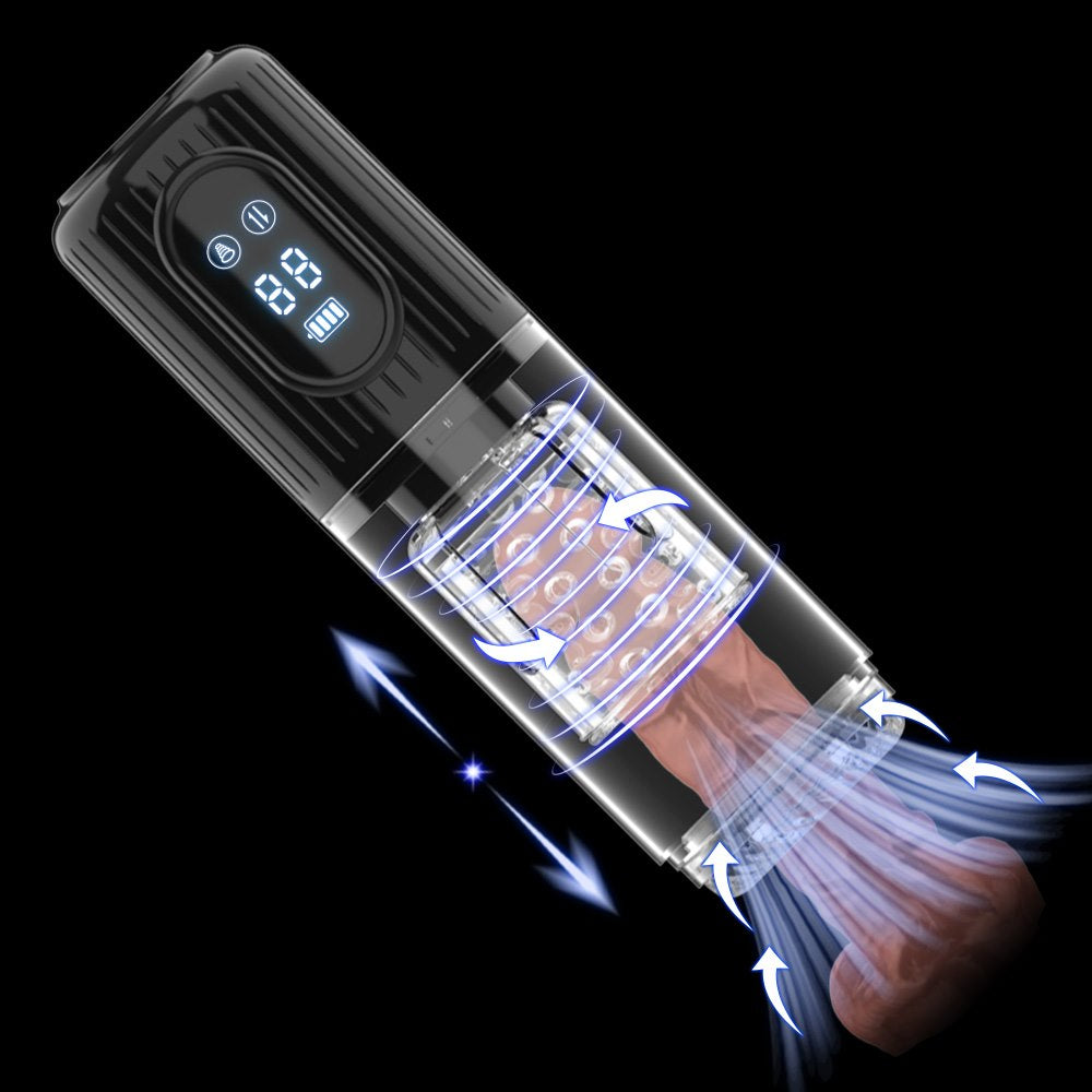 EroSpace Men's Play B2 automatický masturbátor s rotací a sáním