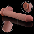 EroSpace Natural Play D3 realistické silikonové dildo, 24 cm