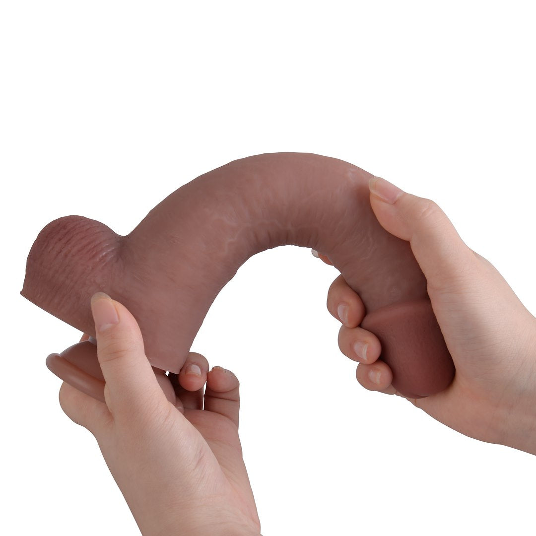 EroSpace Natural Play D3 realistické silikonové dildo, 24 cm