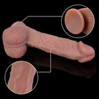 EroSpace Natural Play D6 přirážecí dildo s rotací a ohřevem, 22 cm