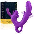 EroSpace Sweet Play A17 vibrátor na bod G s pohyblivými rty a jazýčkem