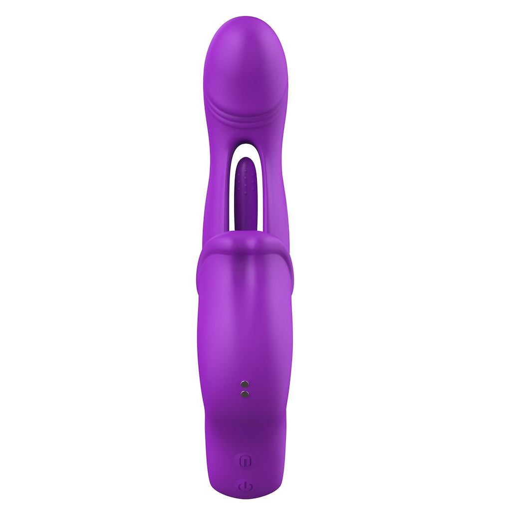 EroSpace Sweet Play A17 vibrátor na bod G s pohyblivými rty a jazýčkem