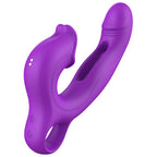 EroSpace Sweet Play A17 vibrátor na bod G s pohyblivými rty a jazýčkem