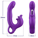 EroSpace Sweet Play A17 vibrátor na bod G s pohyblivými rty a jazýčkem