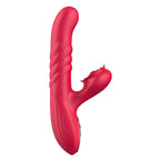 EroSpace Sweet Play A2 rabbit vibrátor s přirážením a růžičkou