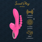 EroSpace Sweet Play A3 vibrátor se sáním klitorisu a anální větví