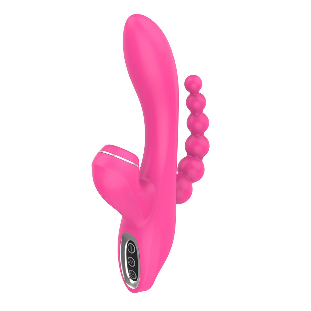 EroSpace Sweet Play A3 vibrátor se sáním klitorisu a anální větví