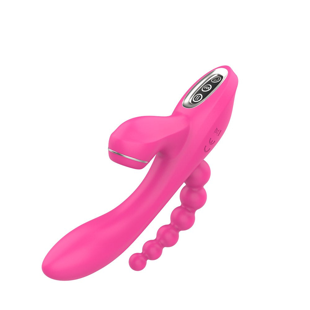 EroSpace Sweet Play A3 vibrátor se sáním klitorisu a anální větví