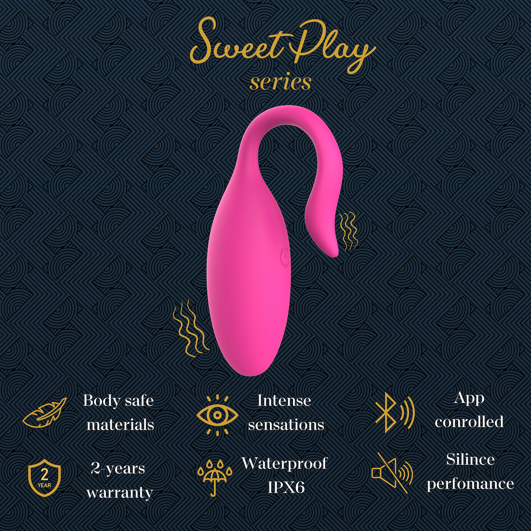 EroSpace Sweet Play A9 vibrační vajíčko ovládané aplikací