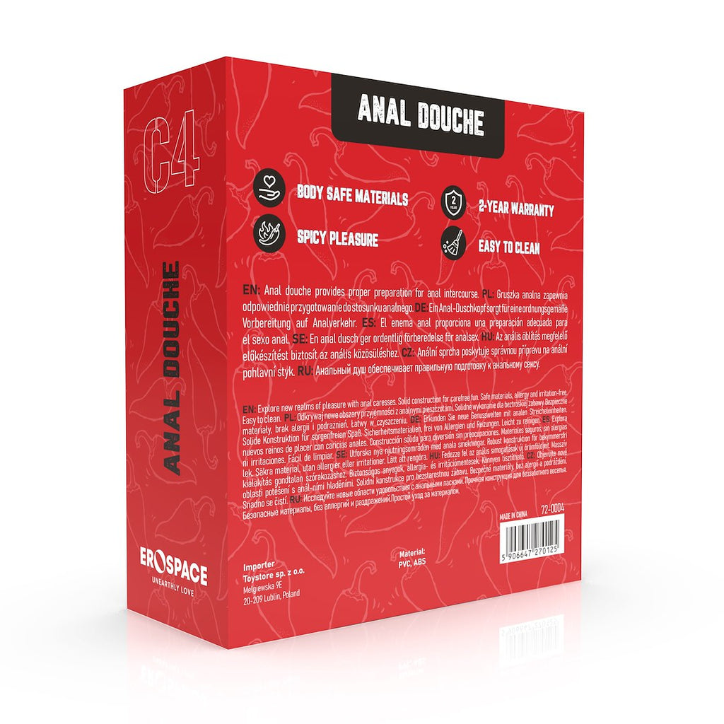 EroSpace Wild Play C4 anální sprcha, 310 ml