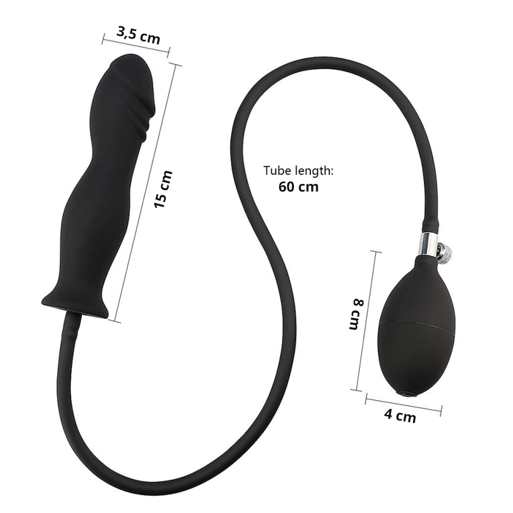 EroSpace Wild Play C6 nafukovací anální kolík s pumpičkou