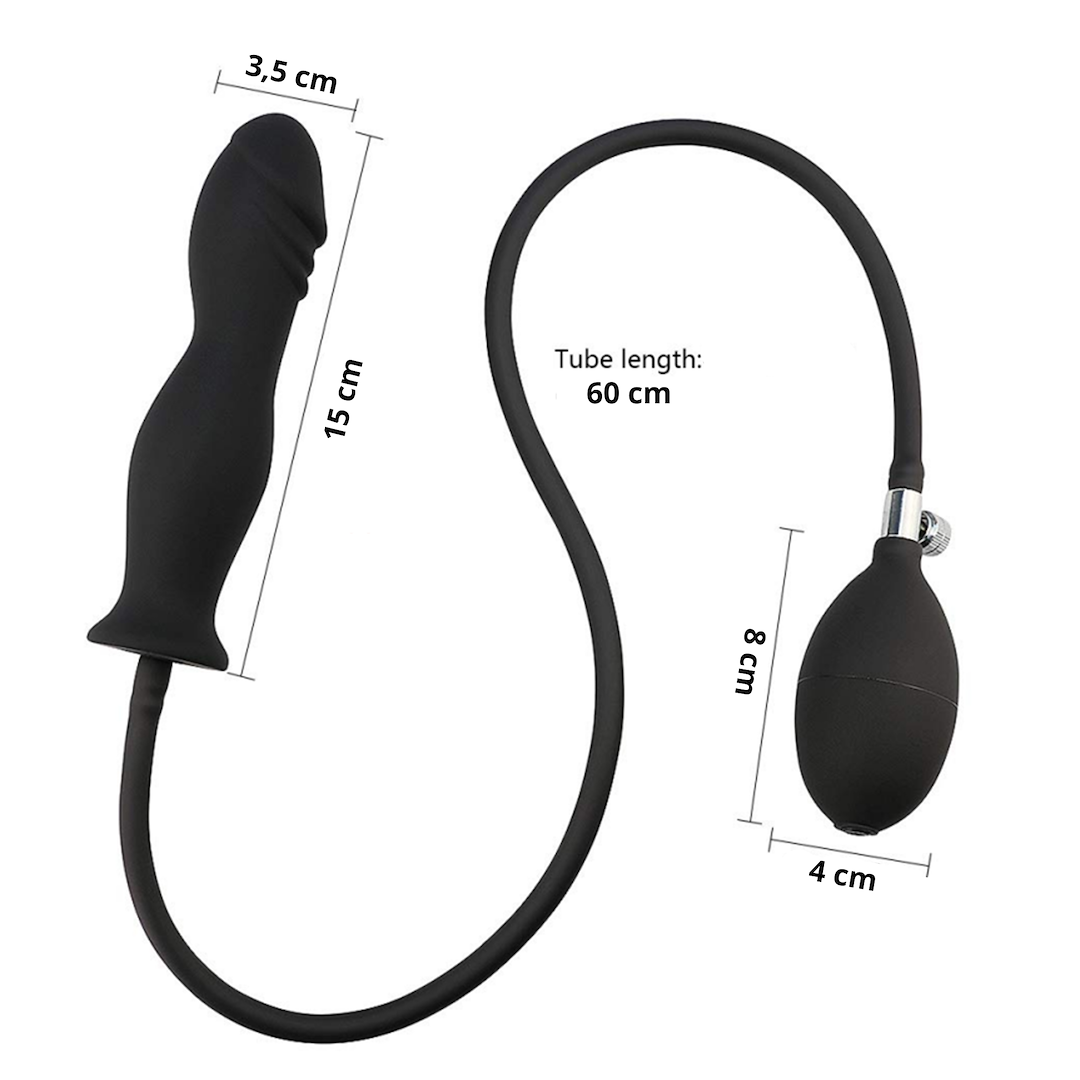 EroSpace Wild Play C6 nafukovací anální kolík s pumpičkou