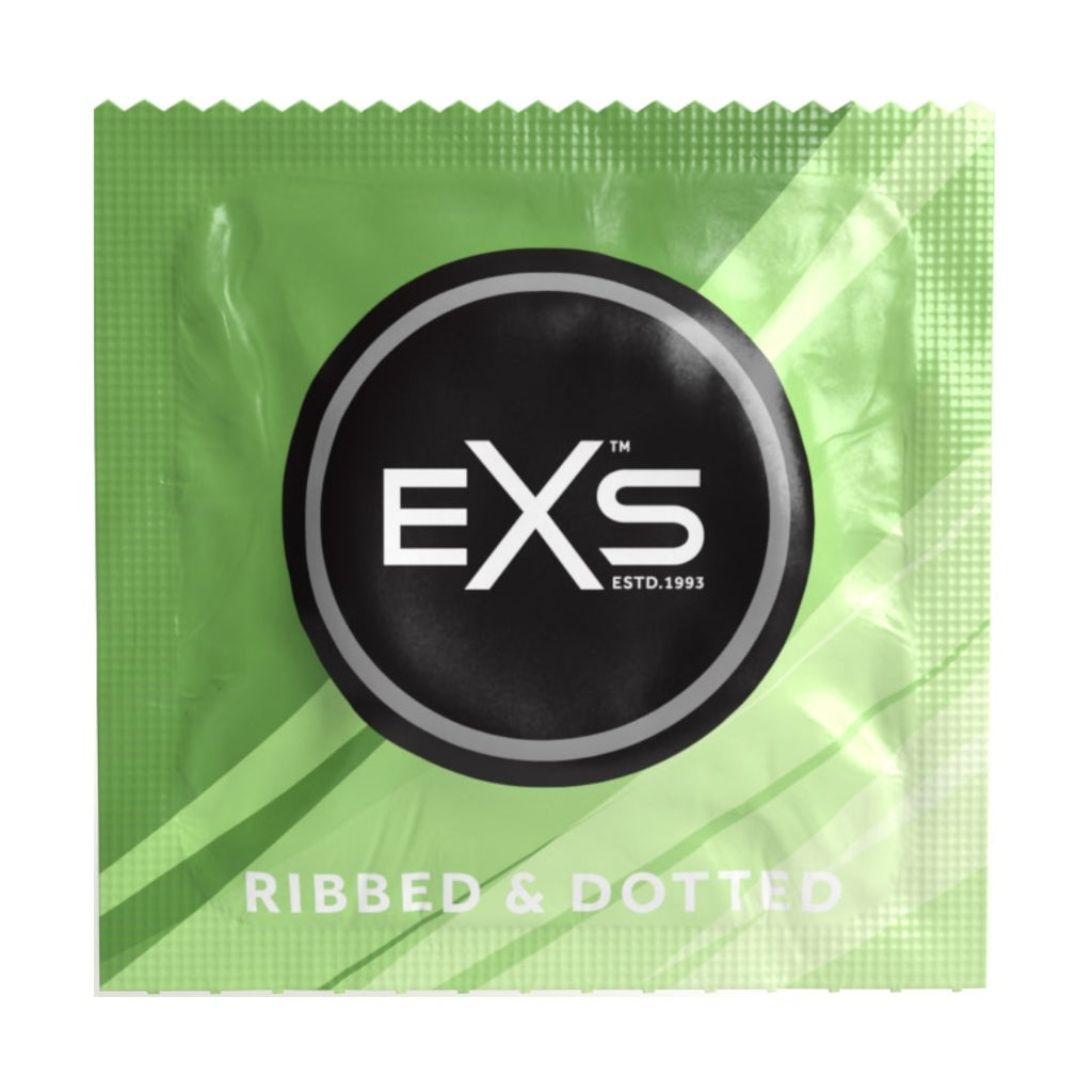 EXS 3 in 1 žebrované a tečkované kondomy (48 ks)
