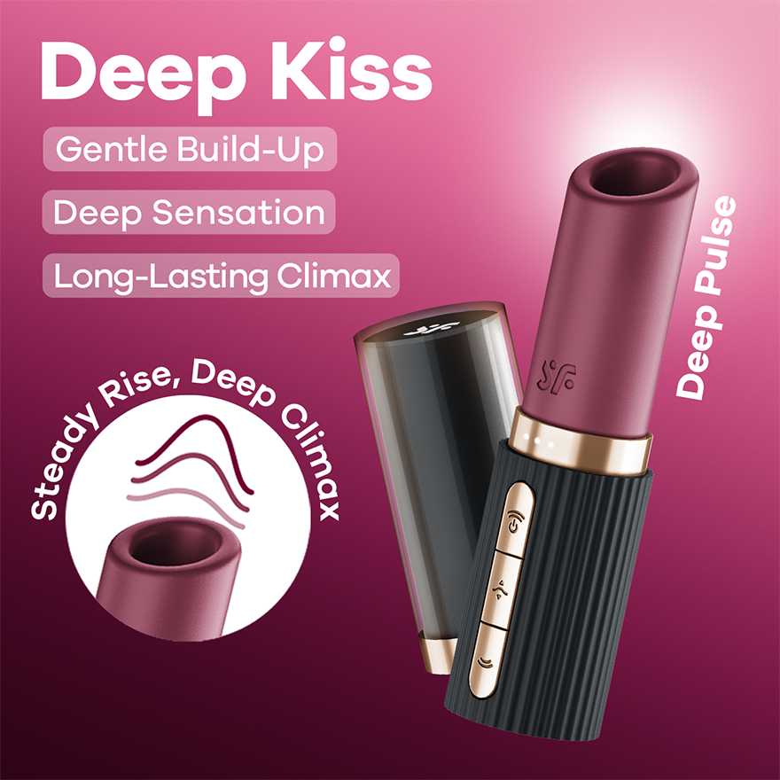 Satisfyer Deep Kiss tlakový stimulátor klitorisu