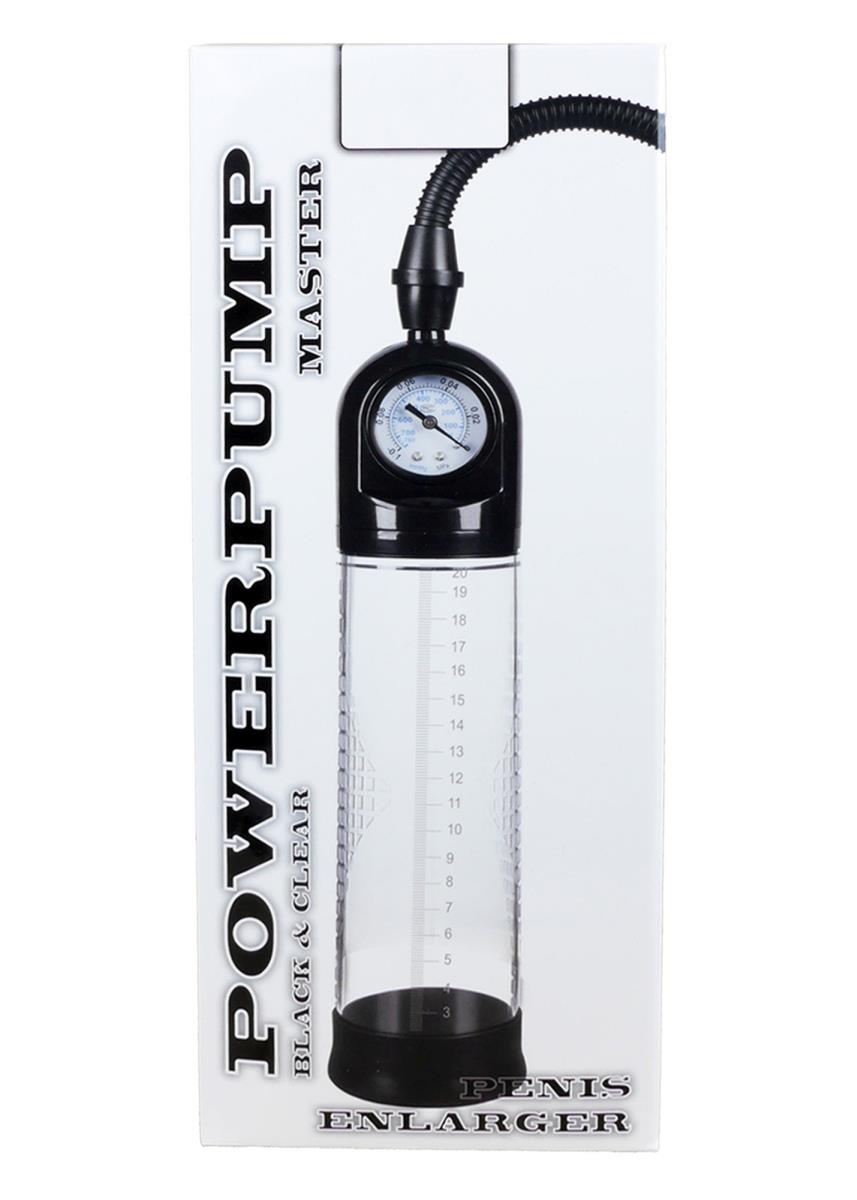 B-Series Powerpump Master vakuová pumpa s manometrem, černo-transparentní
