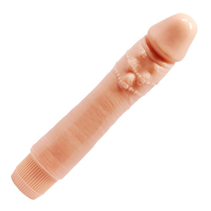 Baile Barbara Dybbuk vibračné realistické dildo 24 cm, telová farba