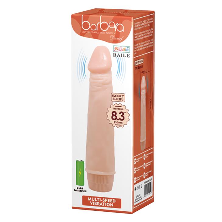Baile Dwarf Soft Skin vibrating realistic dildo 21.5 cm