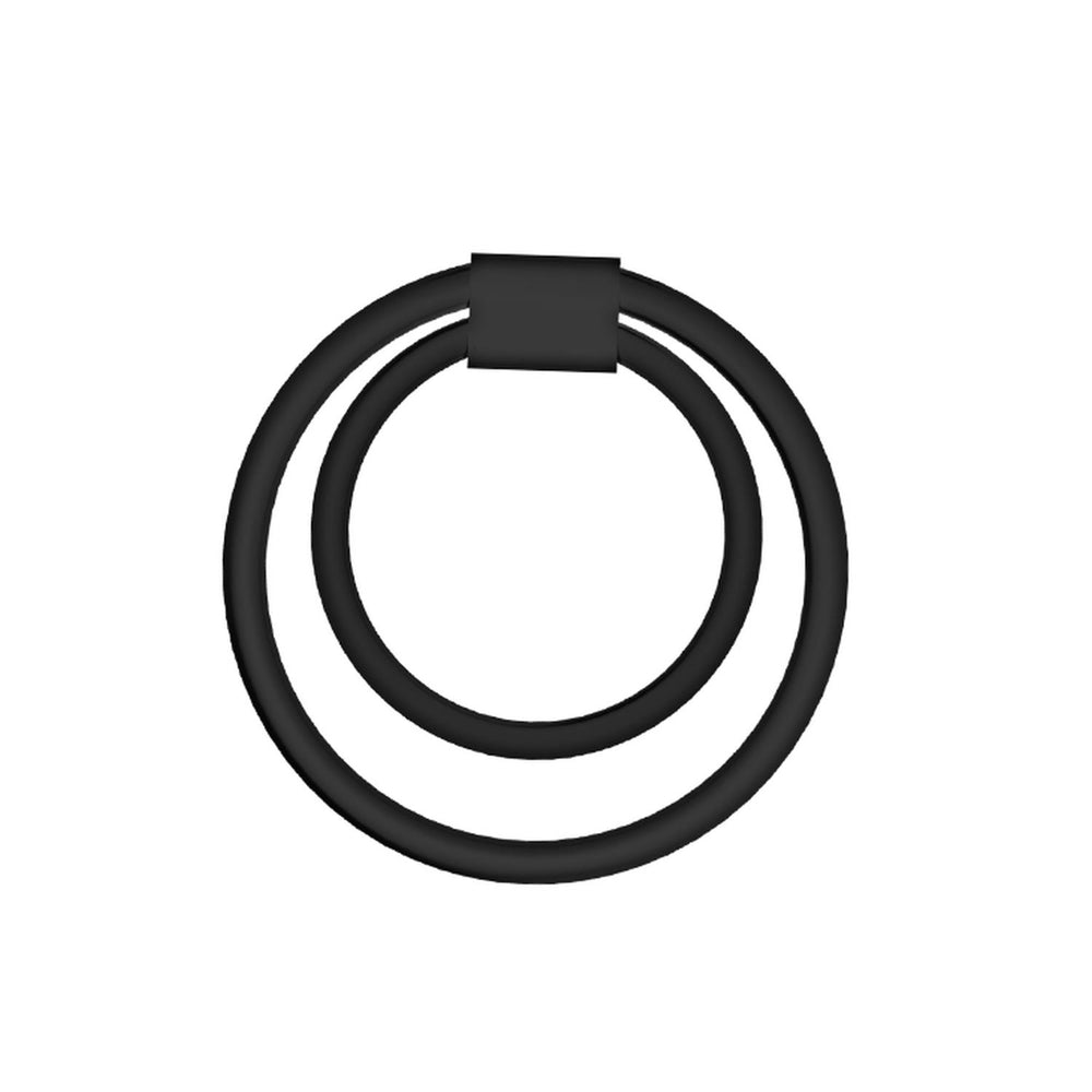 Baile Rock Hard double silicone cock and ball ring