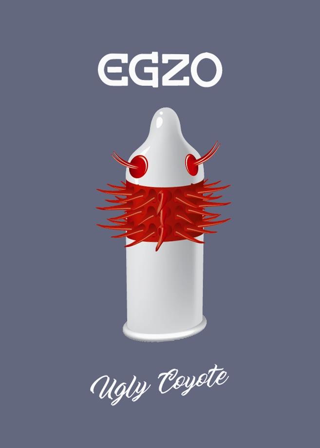 Egzo Ugly Coyote texturované kondómy