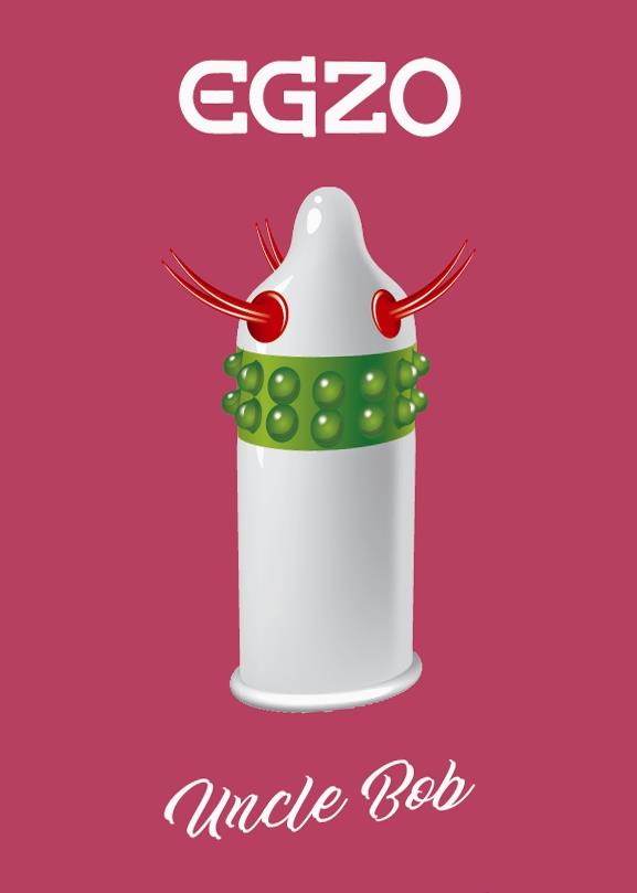 Egzo Uncle Bob textured condoms