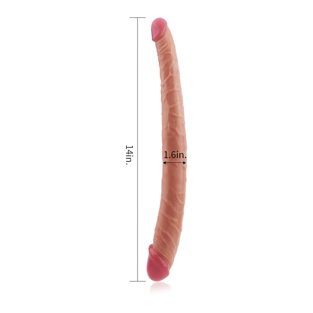 Lovetoy 14" Double Dildo double ended dildo, 35.5 cm