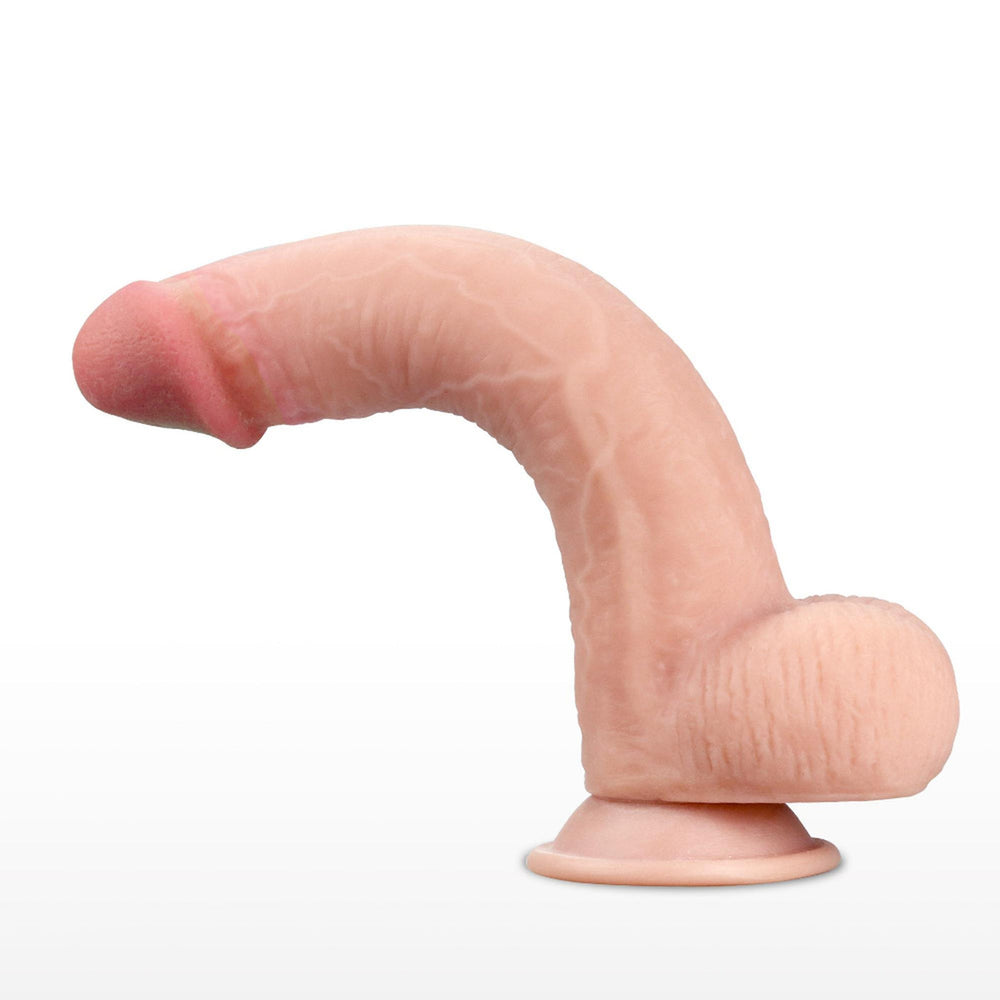 Lovetoy 9" Sliding Skin Dual Layer Dong realistické dildo s posuvnou kožou