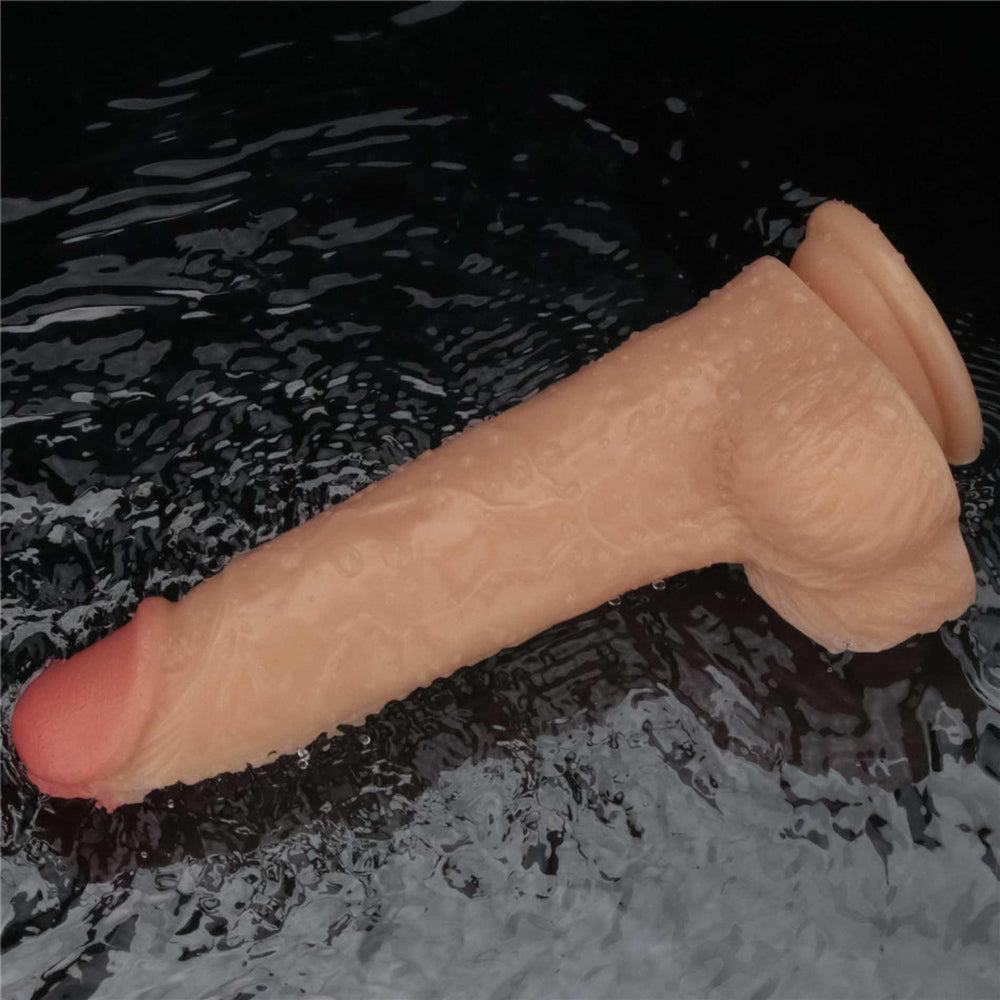 Lovetoy Power Basics Cock 9'' vibrating realistic dildo 22.8 cm
