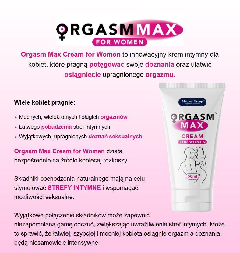 Medica Orgasm Max Cream for Women stimulačný krém pre ženy, 50 ml