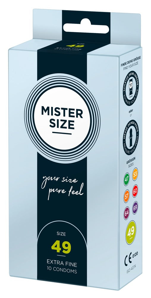 Mister Size 49 mm ultra thin latex condoms (3 pcs)